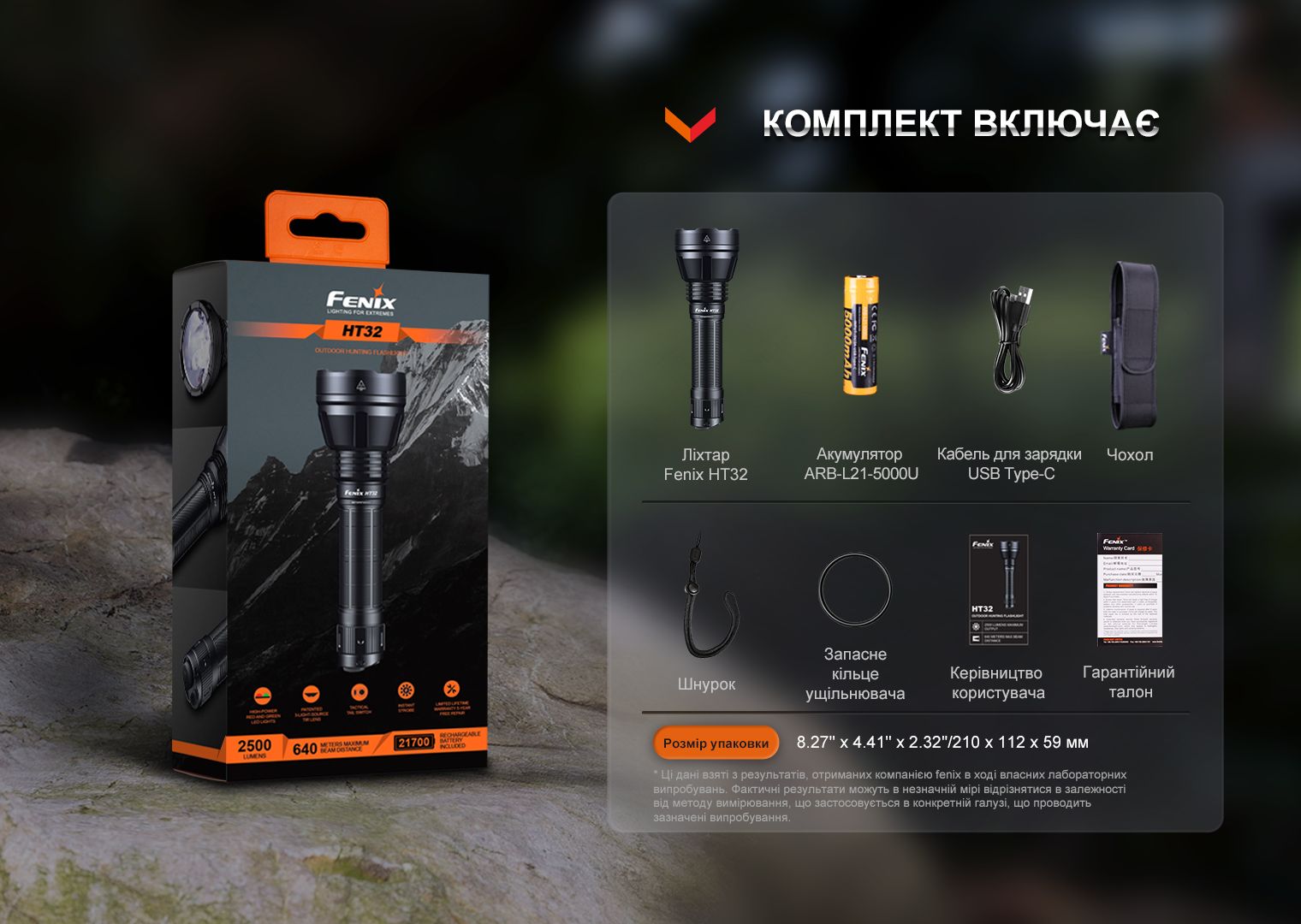 Ліхтар ручний Fenix HT32