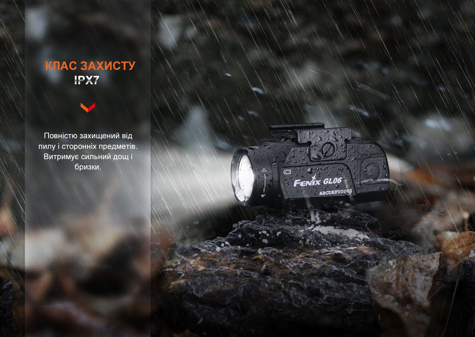 Ліхтар з тактичним кріпленням Fenix GL06