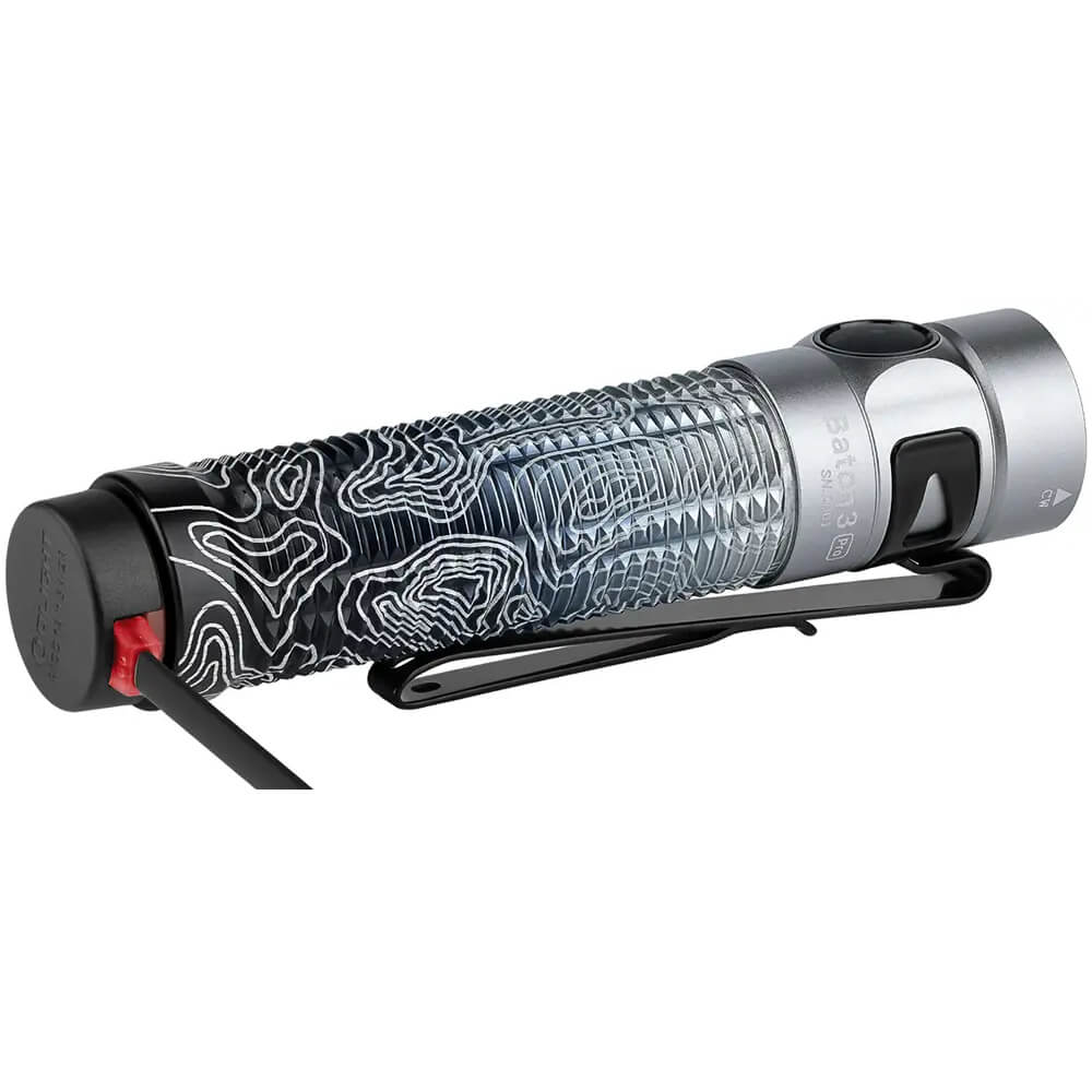 Ліхтар Olight Baton 3 Pro Silver ridge