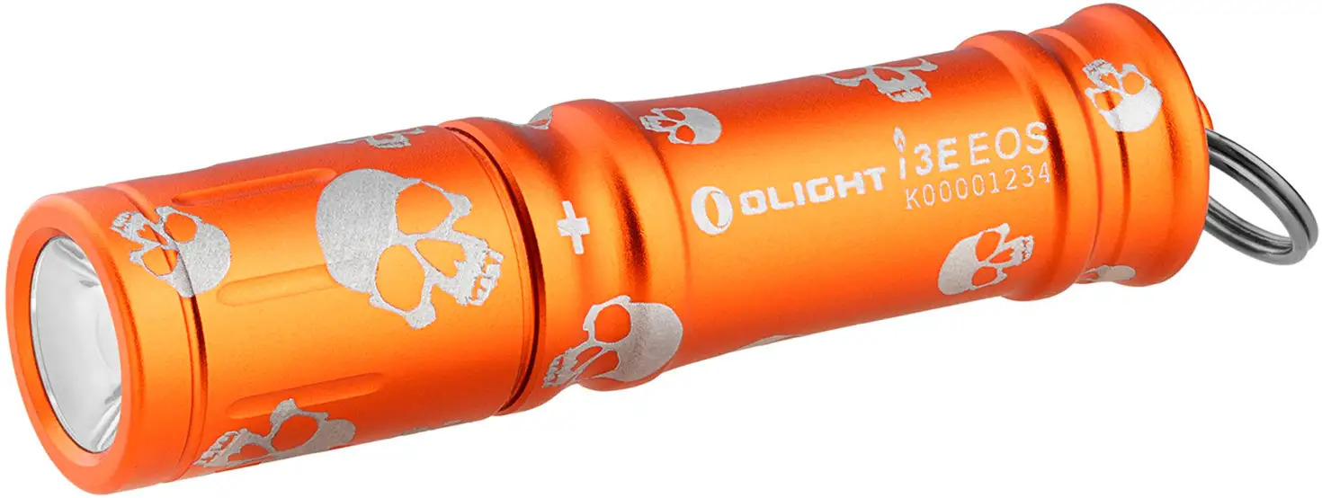 Ліхтар-брелок Olight I3E EOS Orange Skull 2370.43.90