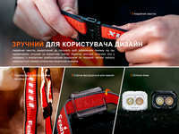 Ліхтар налобний Fenix HL18R-T V2.0 чорний (800 Лм) HL18RT20BL