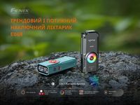 Ліхтар наключний Fenix E06R сірий 700 Лм